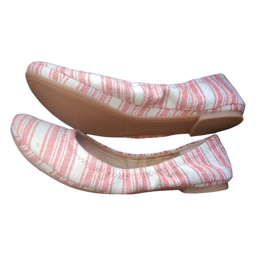 Lucky Brand Red and Cream Emmie Ballet BNWOT size 7.5/38 - Picture 3 of 9